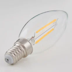 Lindby LED-lamppu, kynttilä, E14, 2 W, kirkas, 2 700 K