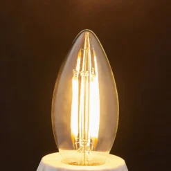 Lindby LED-lamppu, kynttilämuotoinen, E14, 4 W, kirkas, 2 700 K