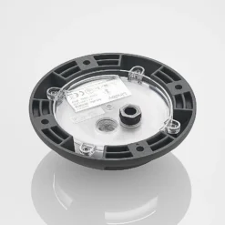 Lindby LED-lattiapistevalaisin Huban, 15 cm, 4-valo, antrasiitti
