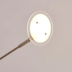 Lindby LED-lattiavalaisin Anea, 168 cm, 3-valo, nikkelin värinen