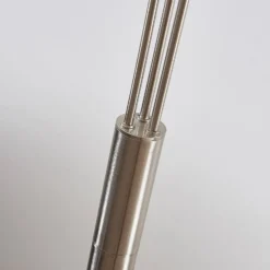 Lindby LED-lattiavalaisin Anea, 168 cm, 3-valo, nikkelin värinen