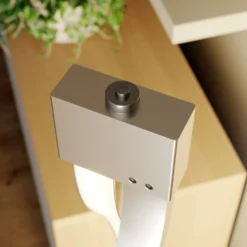 Lindby LED-lattiavalaisin Auron, nikkelin värinen, metallia, kosketushimmennin