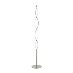 Lindby LED-lattiavalaisin Auron, nikkelin värinen, metallia, kosketushimmennin
