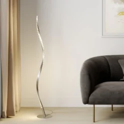 Lindby LED-lattiavalaisin Criostal, RGBW, himmennettävä, kaukosäädin