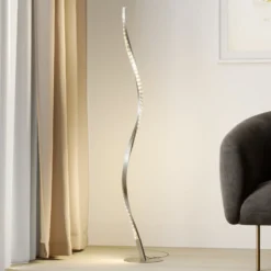 Lindby LED-lattiavalaisin Criostal, RGBW, himmennettävä, kaukosäädin