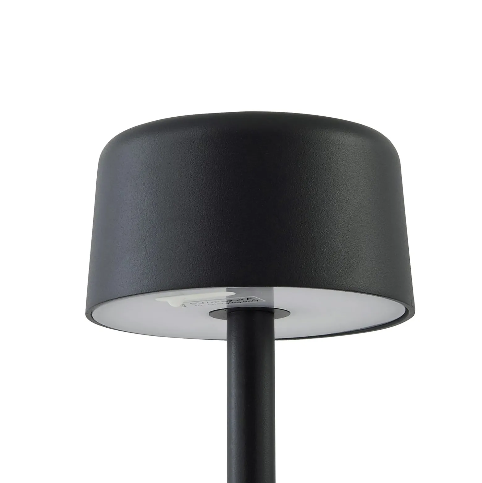 Lindby LED-lattiavalaisin Isason, musta, alumiinia, Ø 11 cm