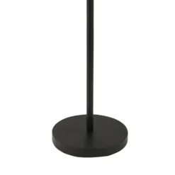 Lindby LED-lattiavalaisin Isason, musta, alumiinia, Ø 11 cm
