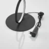 Lindby LED-lattiavalaisin Jacek, musta, metallia, 110 cm, renkaat