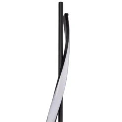 Lindby LED-lattiavalaisin Munja, musta, metallia, himmennettävä