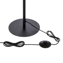 Lindby LED-lattiavalaisin Munja, musta, metallia, himmennettävä