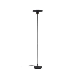 Lindby LED-lattiavalaisin Norvind, musta, metalli, 1-lamppuinen