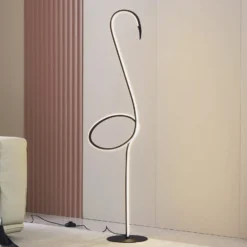 Lindby LED-lattiavalaisin Pajaro, 130 cm, musta, CCT, himmennettävä