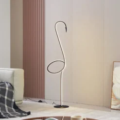Lindby LED-lattiavalaisin Pajaro, 130 cm, musta, CCT, himmennettävä