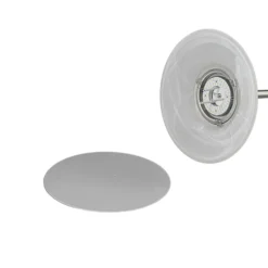 Lindby LED-lattiavalaisin Ragna, nikkeli, metalli, himmennettävä