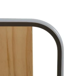 Lindby LED-lattiavalaisin Romilda, harmaa, puuta, korkeus 122 cm