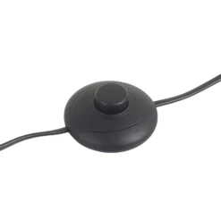 Lindby LED-lattiavalaisin Romilda, harmaa, puuta, korkeus 122 cm