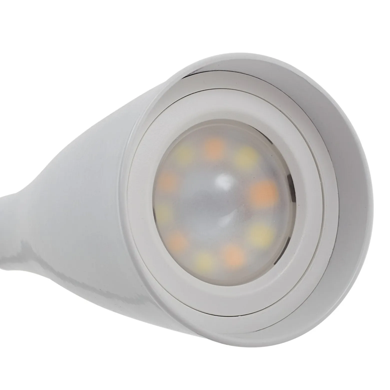 Lindby LED-lukuvalaisin Zayna, valkoinen, CCT, USB, himmennettävä, ajastin