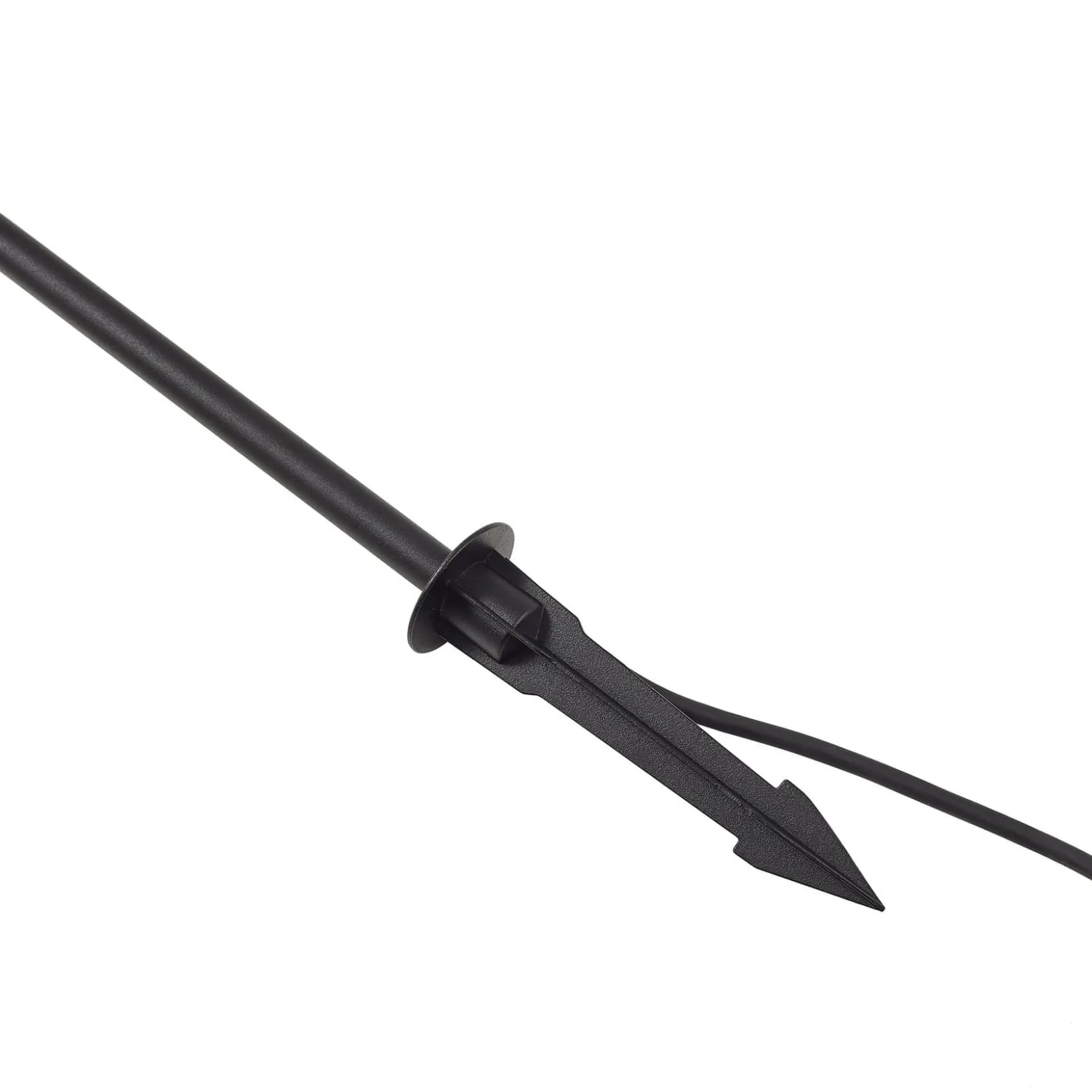 Lindby LED-maavalaisin Darleen, antrasiitti, metallia, Ø10cm