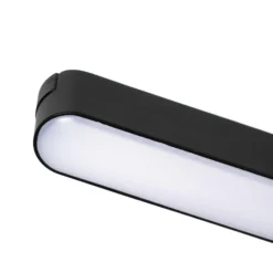 Lindby LED-nauha 48 V Lumaro,musta,10W,muovinen,himmennettävä