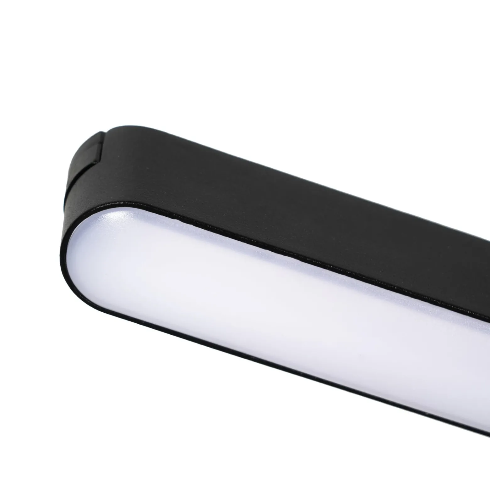 Lindby LED-nauha 48 V Lumaro,musta,10W,muovinen,himmennettävä