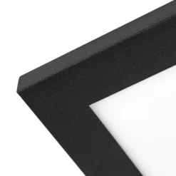 Lindby LED-paneeli Lamin, musta, 80 cm, CCT, himmennettävä, kaukosäädin