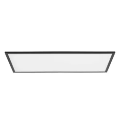 Lindby LED-paneeli Lamin, musta, 80 cm, CCT, himmennettävä, kaukosäädin