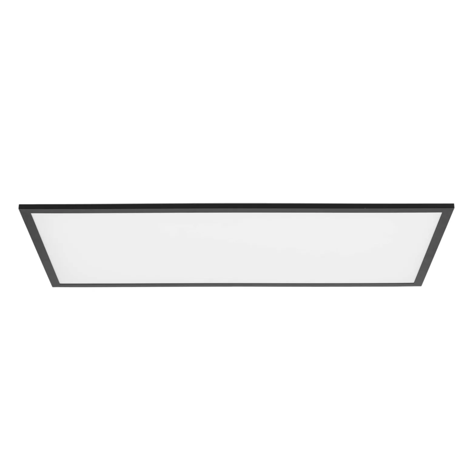 Lindby LED-paneeli Lamin, musta, 80 cm, CCT, himmennettävä, kaukosäädin