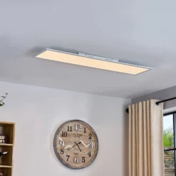 Lindby LED-paneeli Lamin, valkoinen, 120 cm, CCT, himmennettävä, kaukosäädin