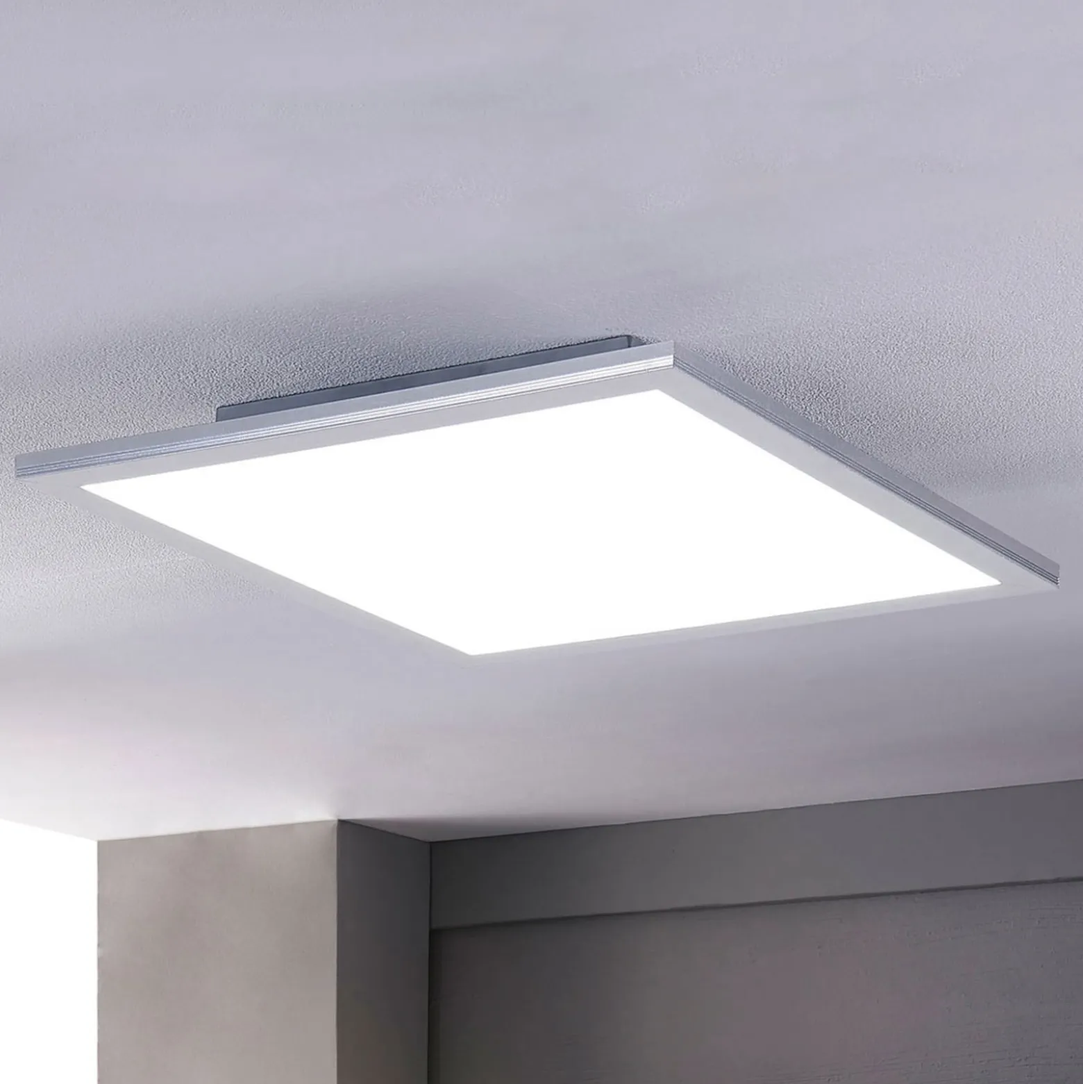 Lindby LED-paneeli Livel, CCT, 62 cm x 62 cm, kaukosäädin