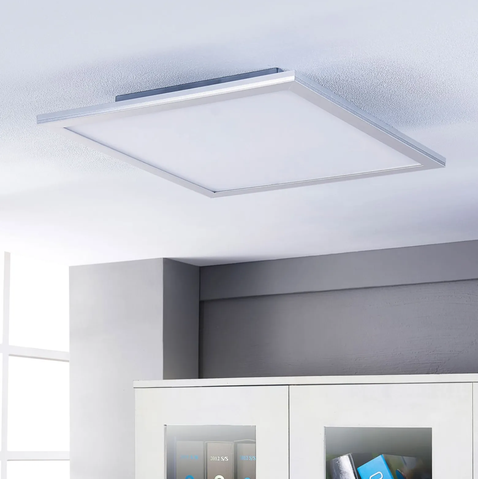 Lindby LED-paneeli Livel, CCT, 62 cm x 62 cm, kaukosäädin