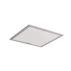 Lindby LED-paneeli Livel, 4000K, 40 cm x 40 cm, hopea, metallia