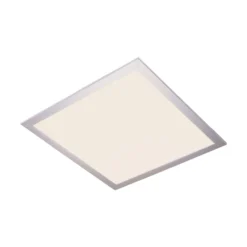 Lindby LED-paneeli Livel, 4000K, 40 cm x 40 cm, hopea, metallia