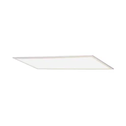 Lindby LED-paneeli Livel, 4000K, 120cm x 30cm, hopea, metallia
