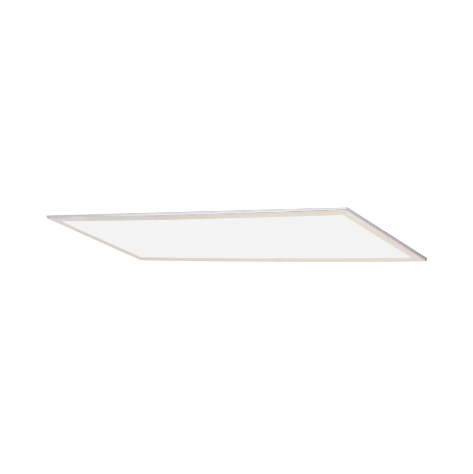 Lindby LED-paneeli Livel, 4000K, 120cm x 30cm, hopea, metallia