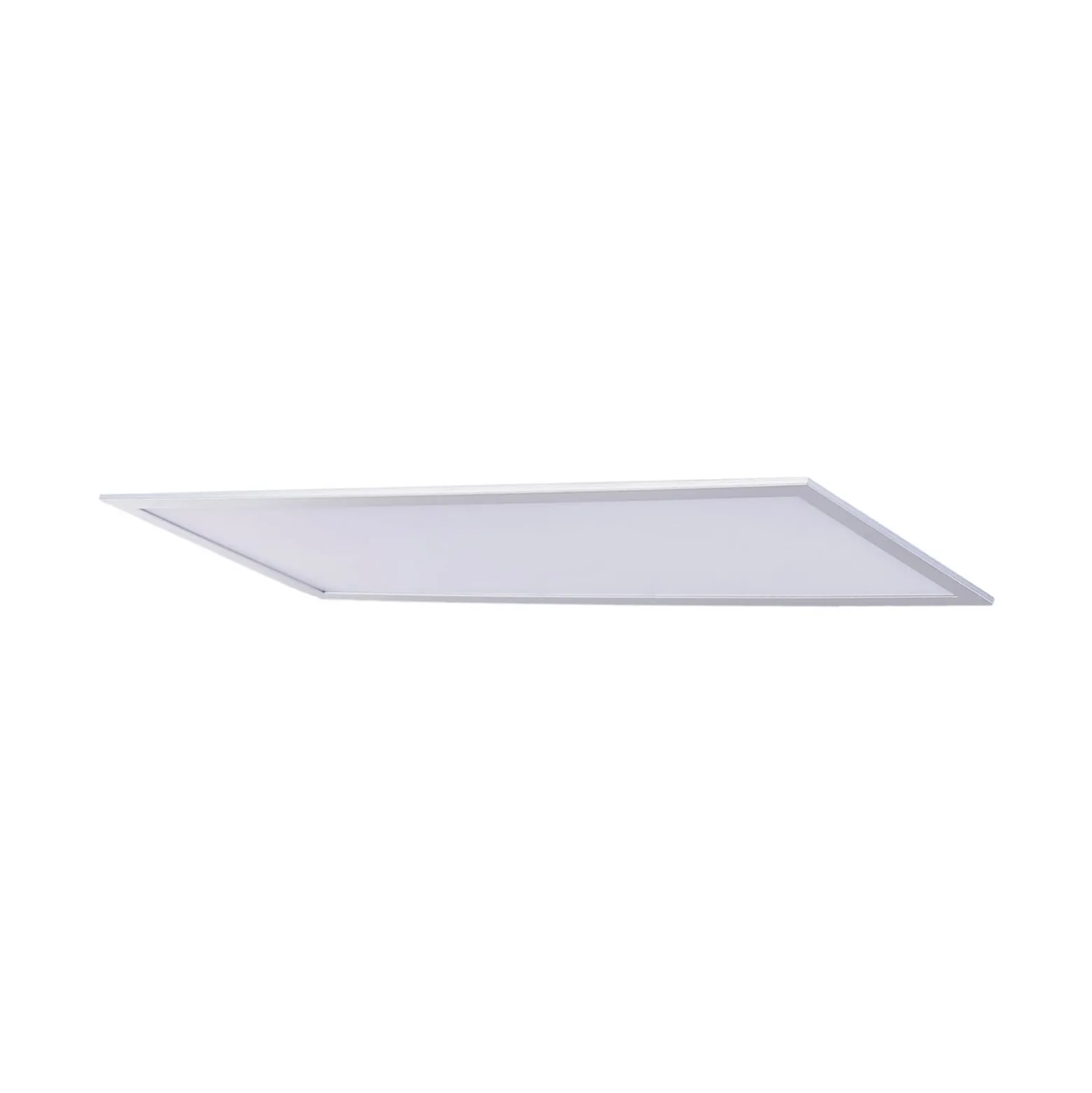 Lindby LED-paneeli Livel, 4000K, 120cm x 30cm, hopea, metallia