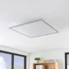 Lindby LED-paneeli Stenley, 4000 K, 60 cm x 60 cm, hopea/valkoinen