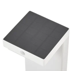 Lindby LED-pollarivalaisin Eleazar, valkoinen, alumiini, anturi