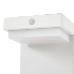Lindby LED-pollarivalaisin Eleazar, valkoinen, alumiini, anturi