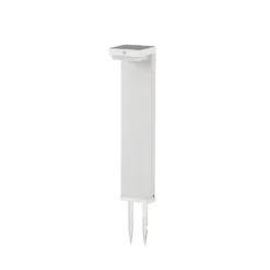 Lindby LED-pollarivalaisin Eleazar, valkoinen, alumiini, anturi