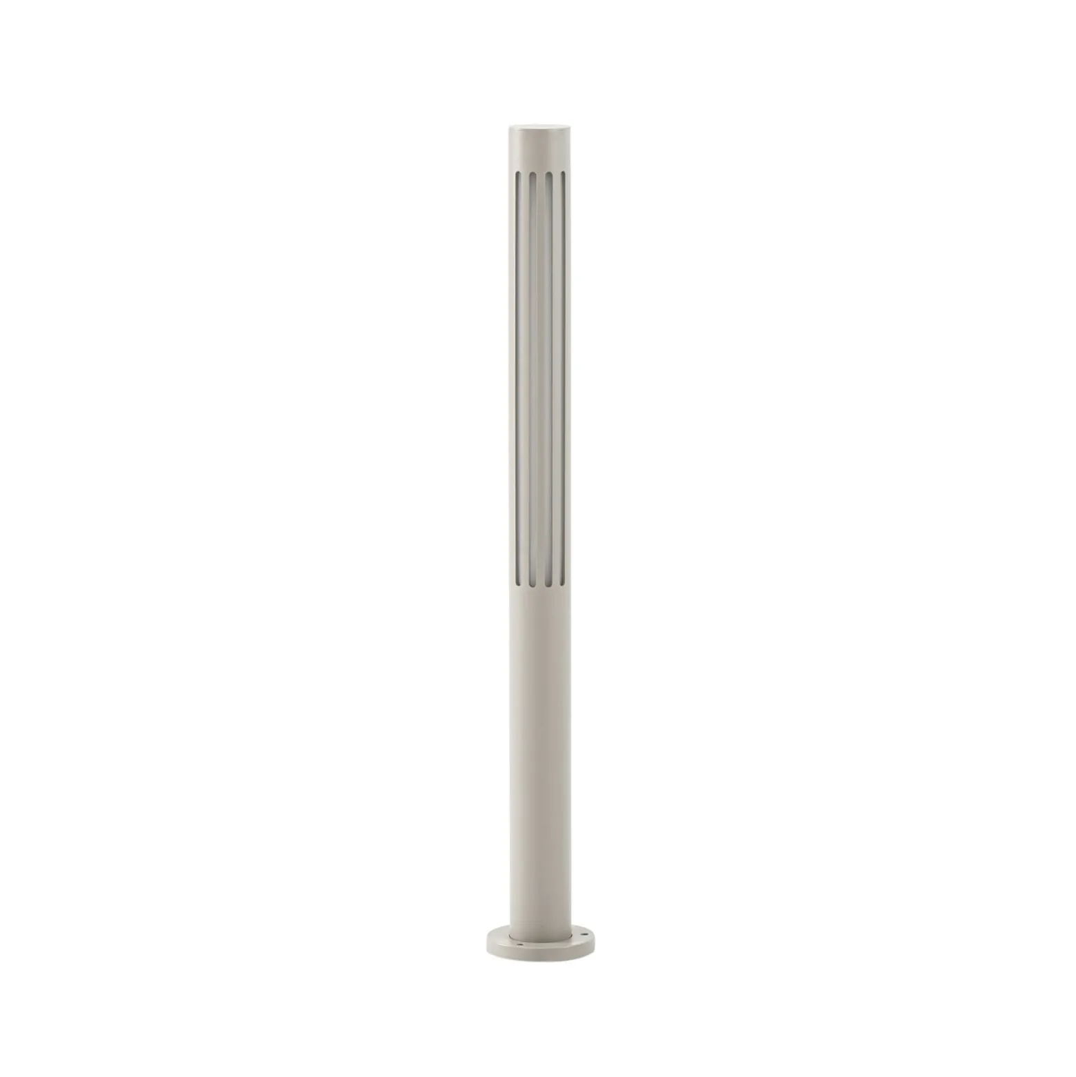 Lindby LED-pylväsvalaisin Fjorya, korkeus 60 cm, kiviharmaa, IP65