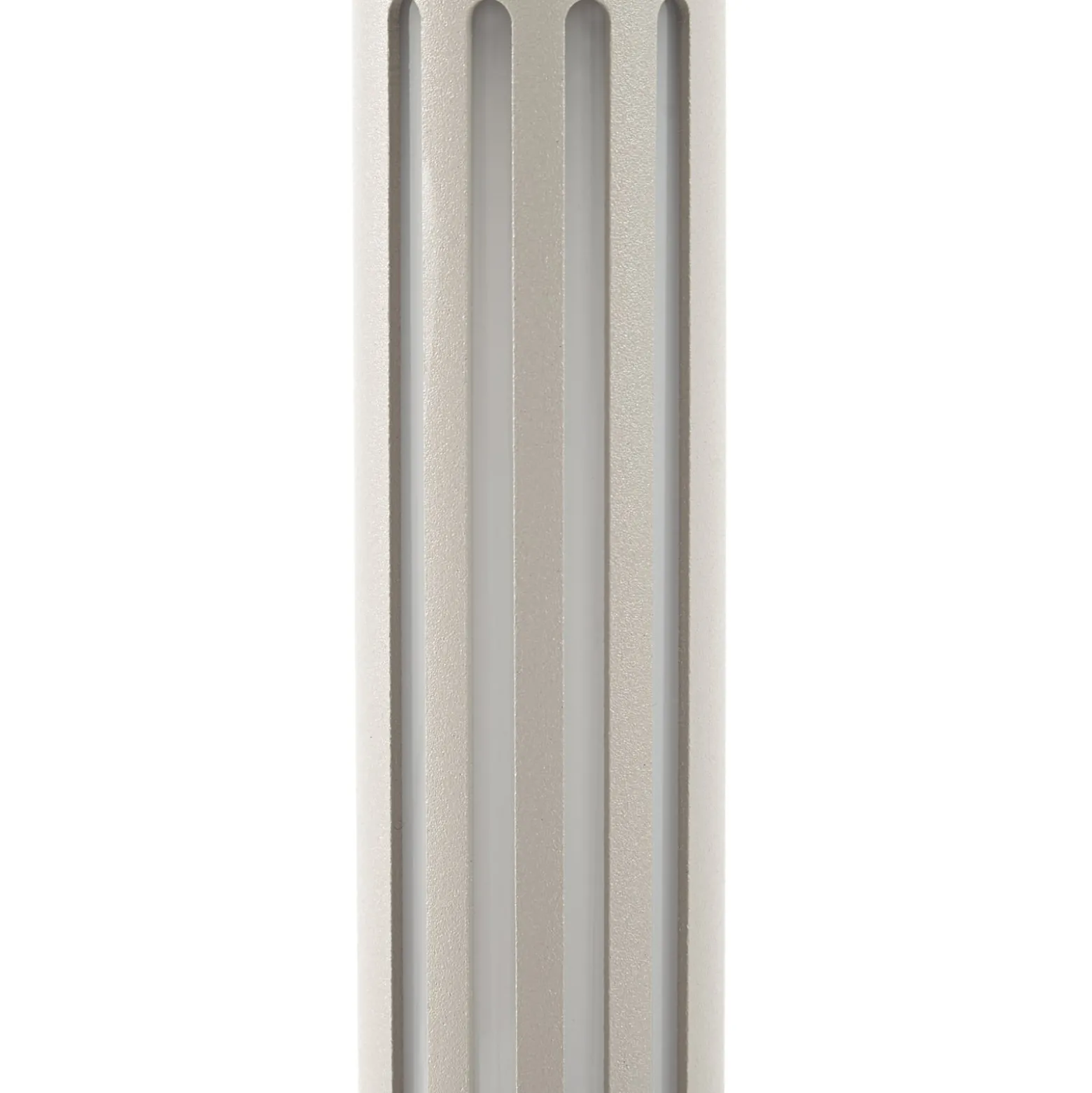 Lindby LED-pylväsvalaisin Fjorya, korkeus 60 cm, kiviharmaa, IP65