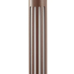 Lindby LED-pylväsvalaisin Fjorya, korkeus 90 cm, ruskea, IP65