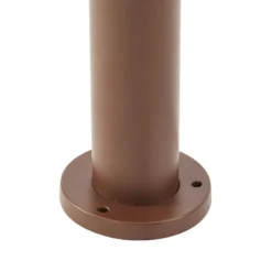 Lindby LED-pylväsvalaisin Fjorya, korkeus 90 cm, ruskea, IP65