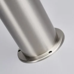 Lindby LED-pylväsvalaisin Lanea, 60 cm, harmaa, ruostumaton teräs, IP44