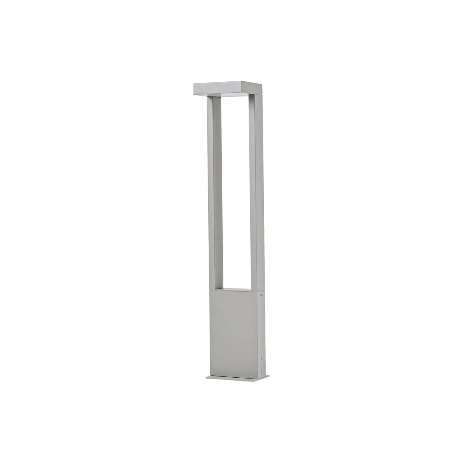 Lindby LED-pylväsvalaisin Lonete, kiviharmaa, korkeus 65 cm, IP65