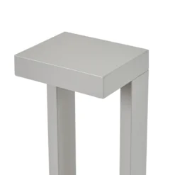 Lindby LED-pylväsvalaisin Lonete, kiviharmaa, korkeus 65 cm, IP65