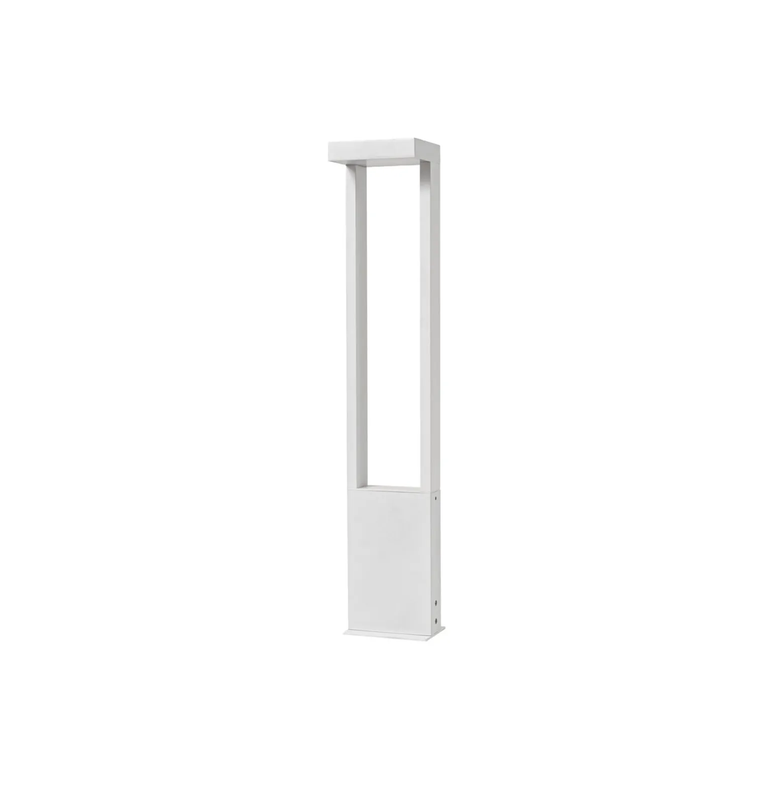 Lindby LED-pylväsvalaisin Lonete, valkoinen, korkeus 65 cm, IP65