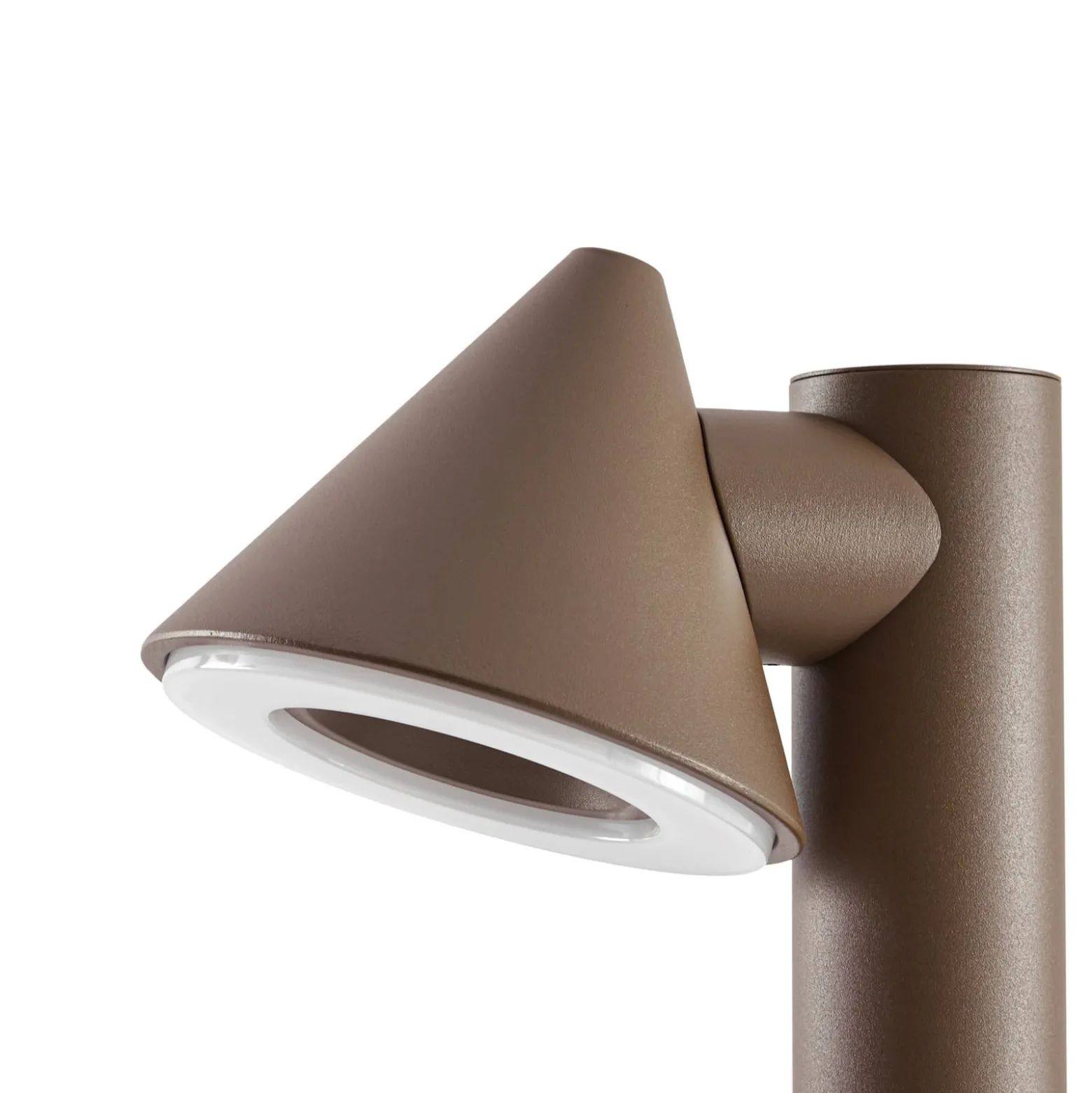 Lindby LED-pylväsvalaisin Soran, ruskea, 60 cm, metalli, IP44