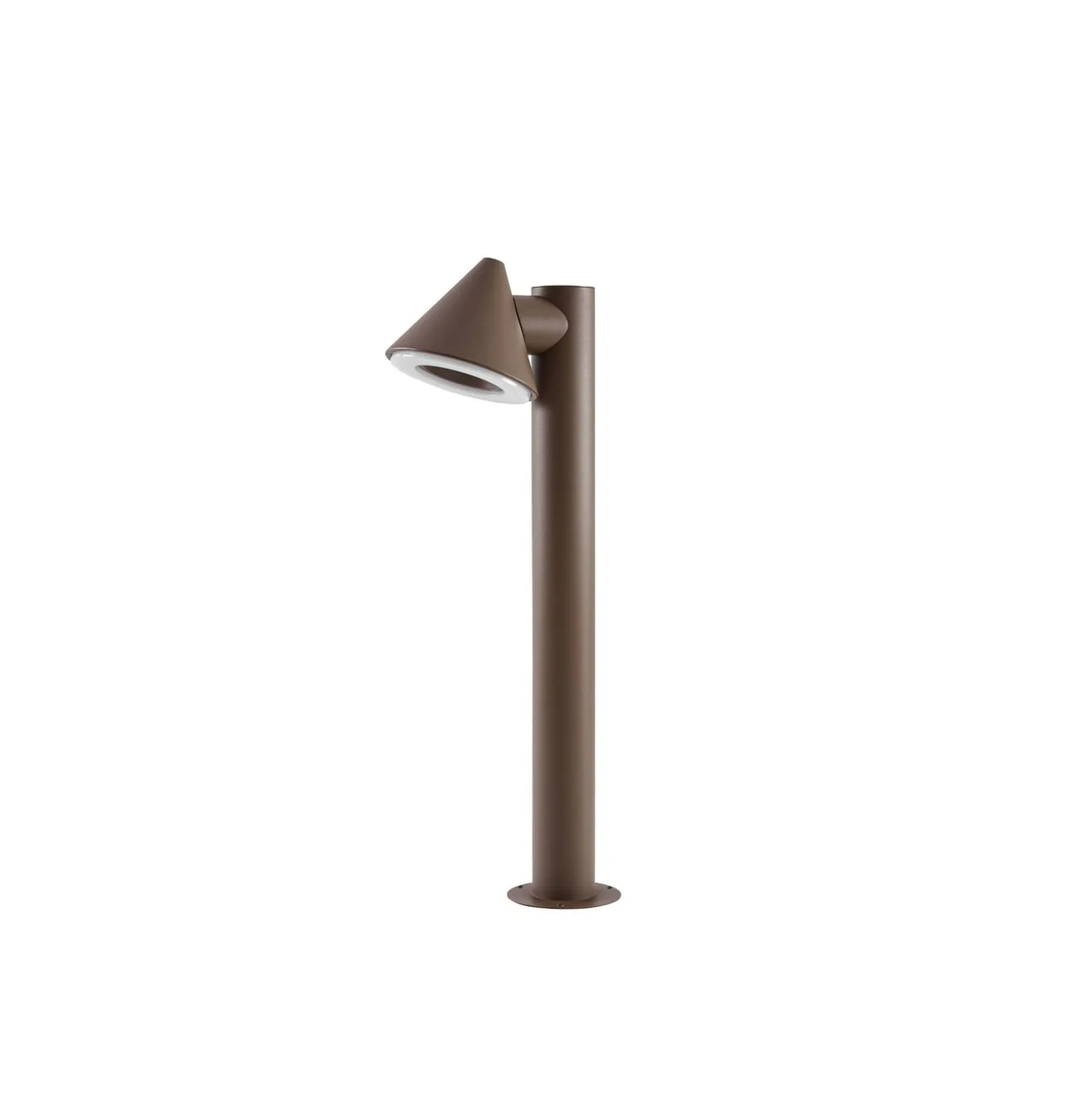 Lindby LED-pylväsvalaisin Soran, ruskea, 60 cm, metalli, IP44