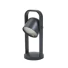 Lindby LED-pöytävalaisin Kalevi, musta, alumiini, CCT